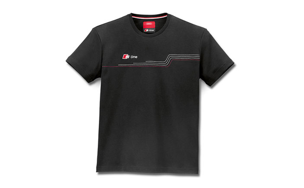 Audi Mens S Line T-Shirt - Black